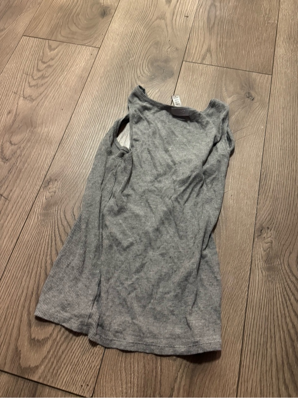 SKIMS Ribbed Tank Top Gray Medium - Picture 2 of 5